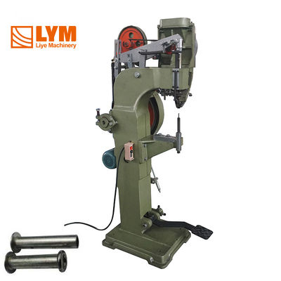 Machine à rivetage tubulaire creuse pour les vêtements en cuir rivetage en métal en plastique