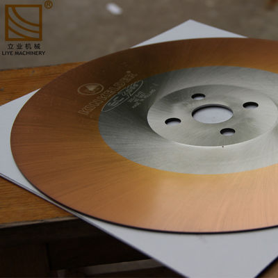 Disque d'acier 1-4 mm HSS à lame de scie anti-usure revêtu de Ti