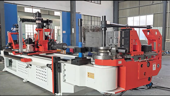 DW130CNC10A3S-T machine automatique de pliage de tubes CNC de 5,5 pouces 10 axes avec pliage par poussée