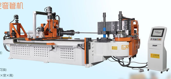 DW130CNC10A3S-T machine automatique de pliage de tubes CNC de 5,5 pouces 10 axes avec pliage par poussée