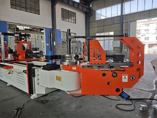 DW130CNC10A3S-T machine automatique de pliage de tubes CNC de 5,5 pouces 10 axes avec pliage par poussée
